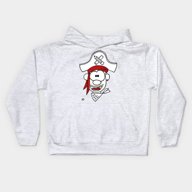 A school pirate Kids Hoodie by JatoLino